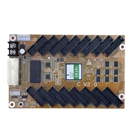 凯视达G616c/616F接收卡是全彩LED显示屏同步控制器支持16口信号