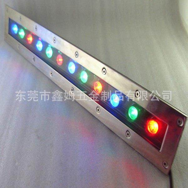 8年直销质保三年不锈钢暖白30wled长方形嵌入式条形地埋灯