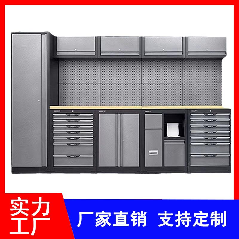 车间多功能重型移动抽屉式钢制五金工作台汽修工具推车组合工具柜