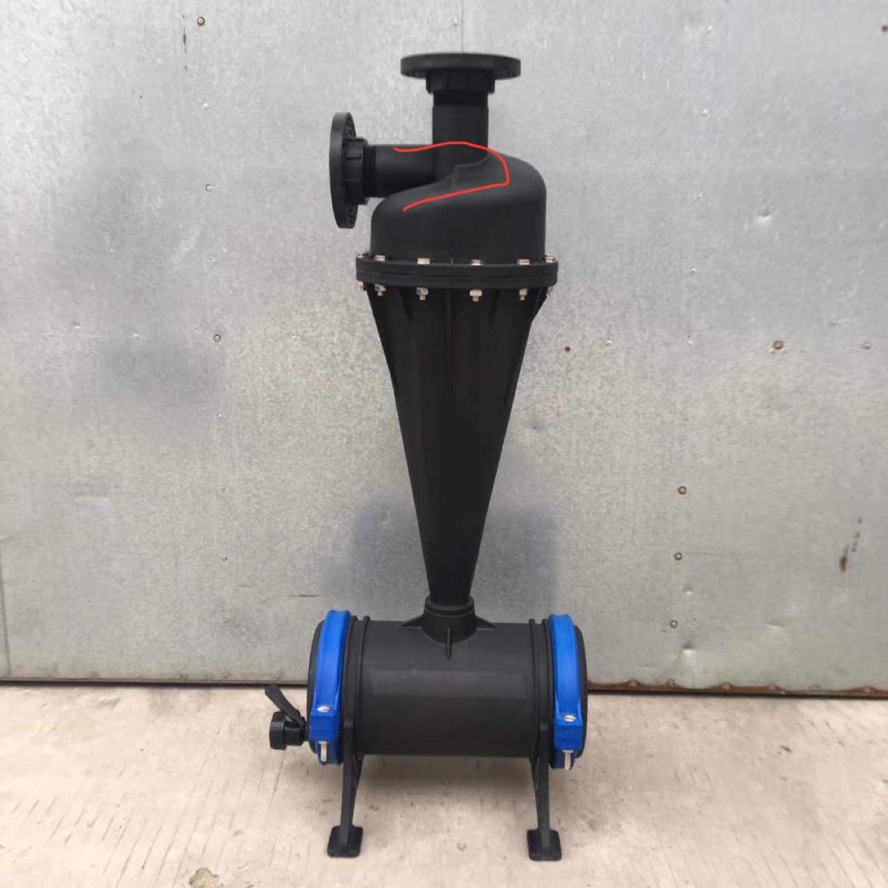 滴灌农用离心过滤器塑料旋流除污器井水过滤旋流除砂器