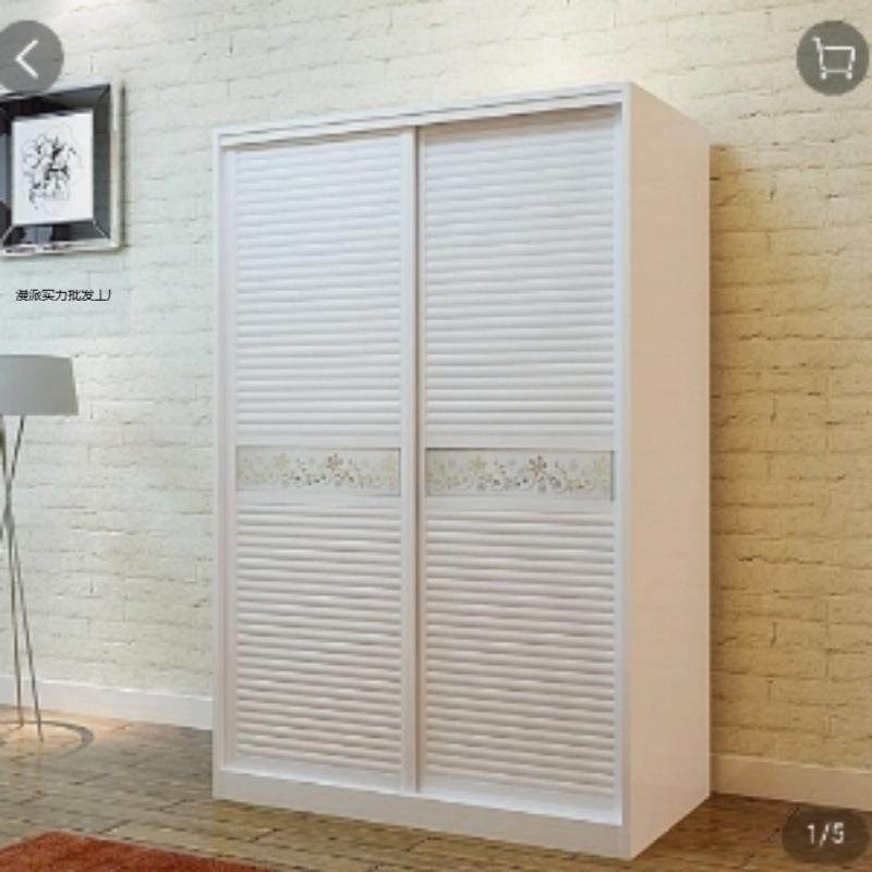 包安装移门衣柜松木衣柜推拉门简约现代移门衣橱实木衣柜简单生