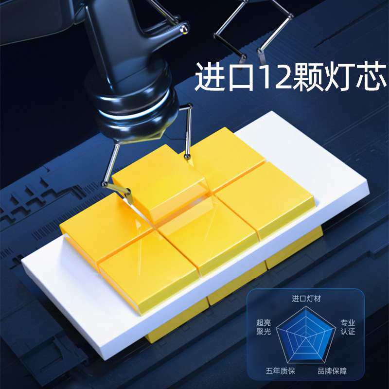 鲸特LED汽车大灯h1灯泡h7高亮h4远近一体9005改装901