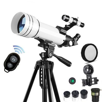 跨境F40070AZM天文望远镜高清高倍观星儿童学生望远镜一件