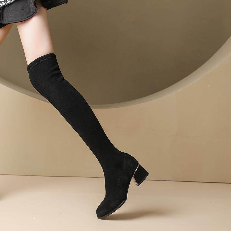 不筒过膝长筒靴女2023秋冬加绒羊猄绒高靴粗中跟显瘦弹力长靴,农机/农具/农膜,播种栽苗器/地膜机,淘宝优惠券,粉丝福利购,淘宝优惠卷