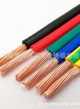 成天泰BVR1.5/2.5/4/6/10铜芯电线，家装国标电线软线