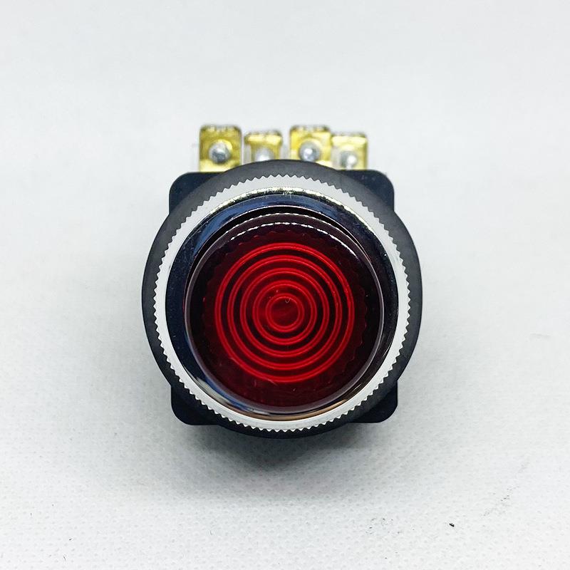 天得霓虹照光按钮开关TIBN-302TIBN-252-G/R红色绿色30mm25mm