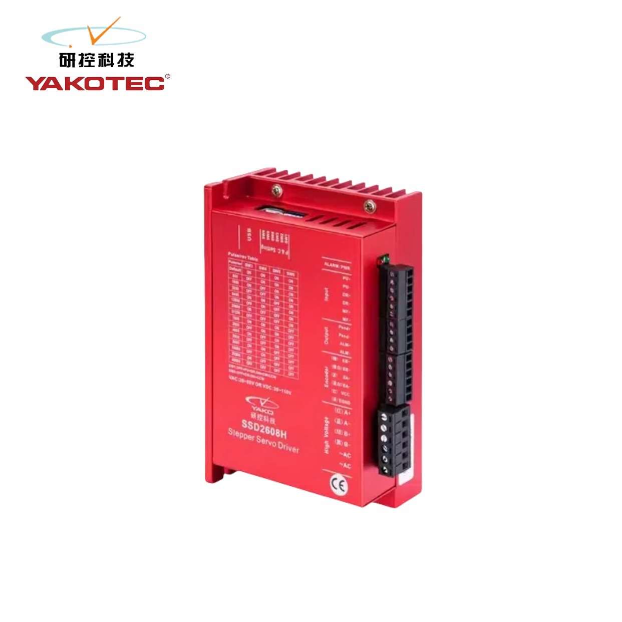 研控步进电机驱动器86闭环YK286EC80A1 SSD2608H MS-S3套装