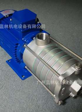 CHL、50CHDF8-30系列卧室不锈钢多级离心泵 1.1kw220v卧式多级泵