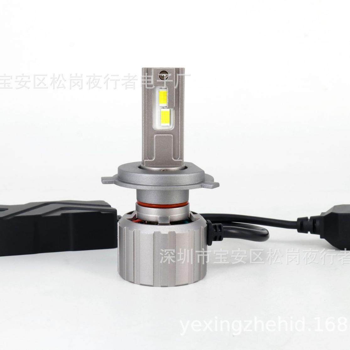 F9 LED汽车前照大灯90W H1 H7 H4 9005 9006 大功率 雾灯车灯新