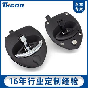 斯科工具箱鎖工程塑料面板鎖T型拉手鎖雙鎖結(jié)構(gòu)設(shè)備柜平面鎖A7897
