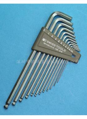 进口瑞士 PB 212Z.LH 英制球头内六角扳手 六角匙套装