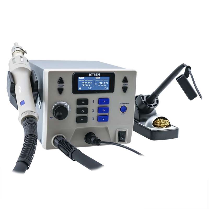 ATTEN安泰信ST-8602D二合一热风拆焊台大功率双数显智能烙铁1390W