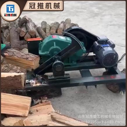 小型劈柴神器劈柴机家用农村全自动破柴机劈柴锯劈一体机
