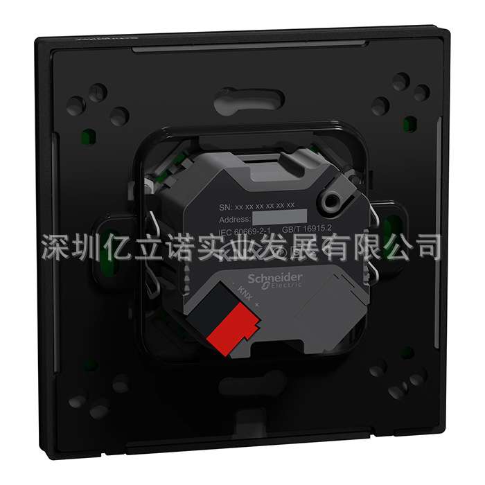 KNX智能开关C2E621201_MB_C1B境悦系列黑色智能温控器温控面板