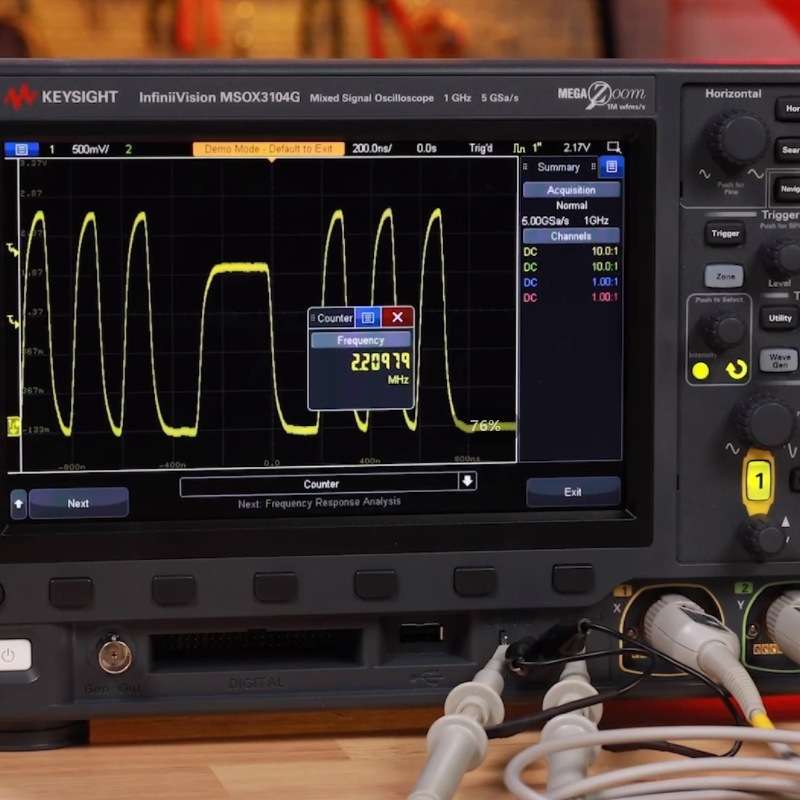 是德科技数字示波器MSOX3014G/3054G双通道多功能示波器七合1