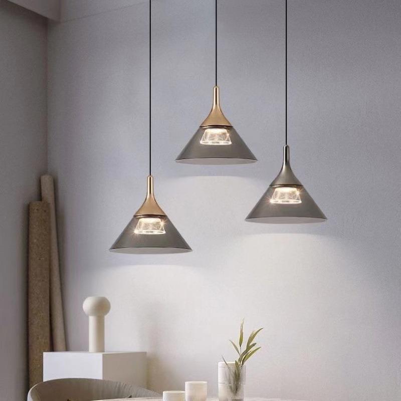 卧室床头吊灯北欧轻奢时尚长线小吊灯简约圆球餐厅吧台氛围小吊灯