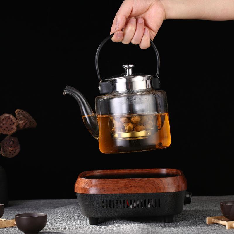 皓彦家用茶炉电热煮茶炉玻璃茶壶铁壶专用超静音迷你电陶炉