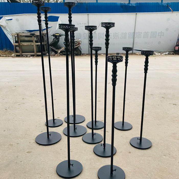 新款婚庆道具黑色步步高烛台路引灯 橱窗布置舞台装饰婚礼T台摆件,节庆用品/礼品,路引,淘宝优惠券,粉丝福利购,淘宝优惠卷