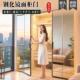 镜面折叠门定制衣帽间储物间阳台化妆室拉门平移门钢化隐藏柜门