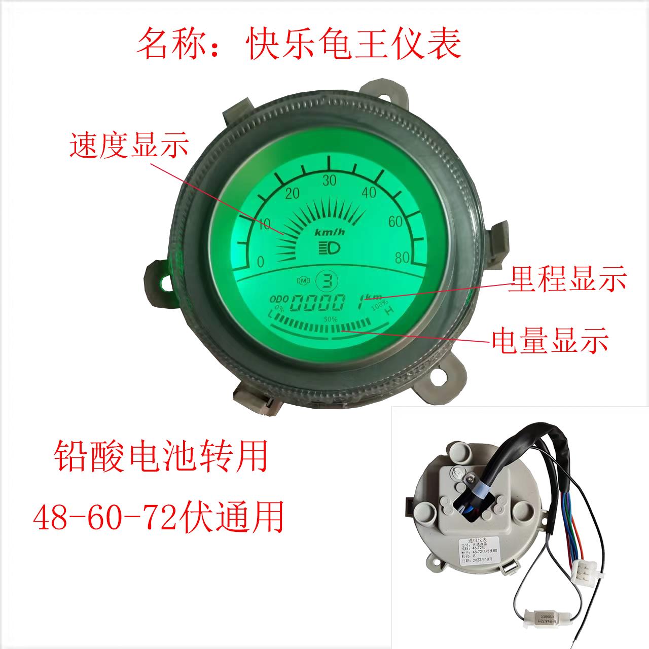 台铃萌动金箭格林豪泰吉祥狮小鸟小刀电动车仪表显示器仪表总成