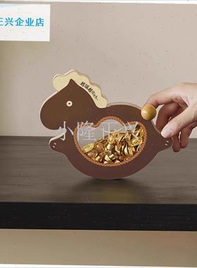 026年新款马上有钱摇摇乐摆A件马到成功吉祥小马桌面装饰摆件礼-