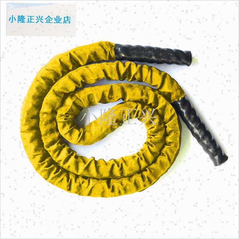 FC负重跳绳粗绳MMA格斗力量加重型跳J绳减肥燃脂锻炼重力体能爆-