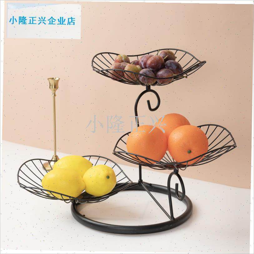 欧风轻奢创意多层水果盘干果盘简C约客厅家用茶几收纳零食盘摆件-,家居饰品,果盘/果篓,淘宝优惠券,粉丝福利购,淘宝优惠卷