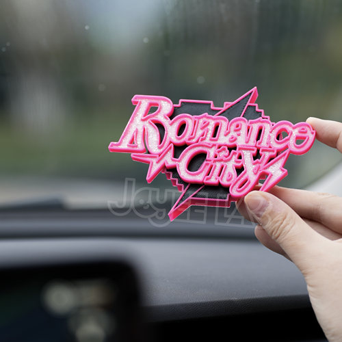 十万伏特Romance City汪苏泷立体车贴冰箱贴挡风玻璃创意礼物