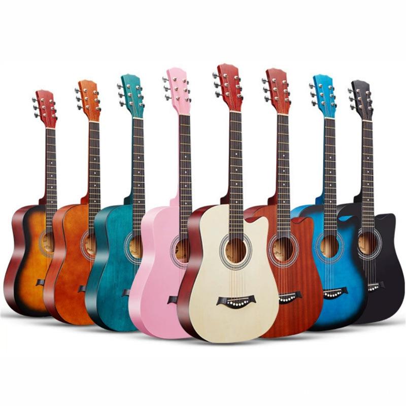 练习41民谣吉它琴女生学生木初学者吉他男38寸新手入门乐器寸