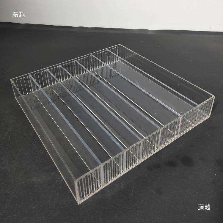 文具店展示架透明放橡皮擦收纳盒亚克力任意分隔盒手账胶布陈列架