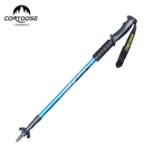 极速匡途超轻伸缩折叠登山杖徒步爬山拐杖棍行山手V杖女户外装 备