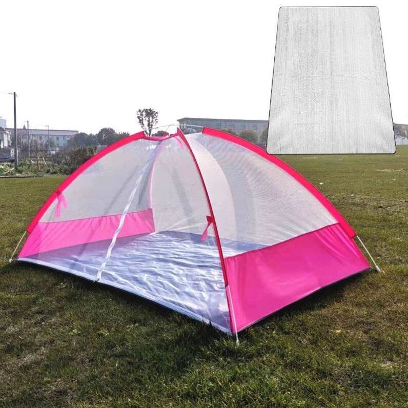 极速厂促户外蚊帐免安装帐篷单人折叠G庭院便防携野外露营地舖庭