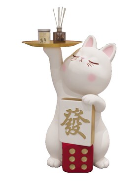 极速招财猫大型落地创意迎宾摆件C新店开业礼物礼品乔迁新居客厅