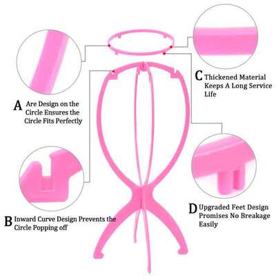 极速Wig accessoriems wig holder wig holder plastic wig holde