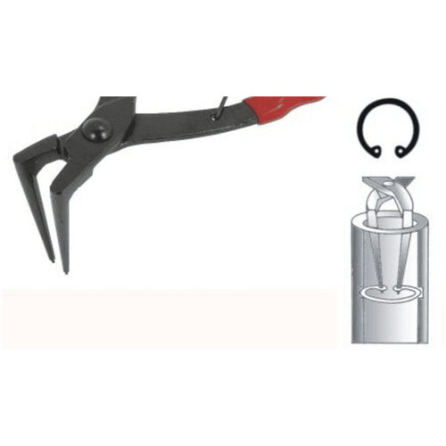 极速内卡钳深孔内卡Cp型扣环钳弯曲卡簧钳加长90度直角卡簧钳