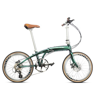 22寸铝合金超轻可携式 女款 单车变速公路 折叠f自行车复古 极速新款