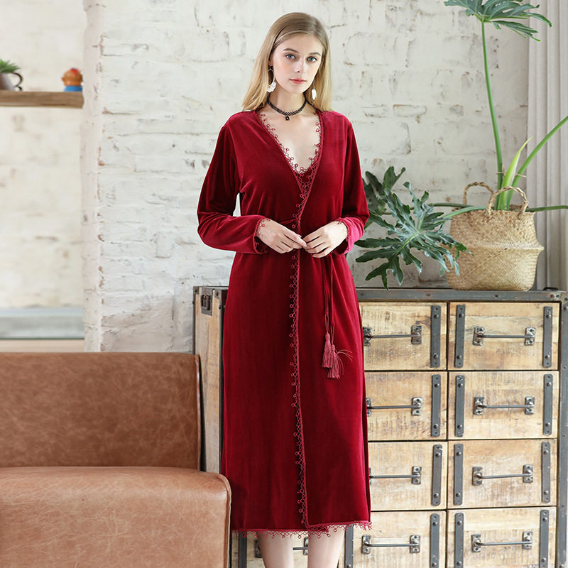 新品Down gown with womens long autumn and winter hoYme wear