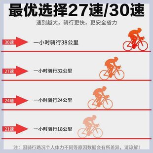 极速上海凤凰牌山地自行车男女越野变速减震上班26U寸学生成年大