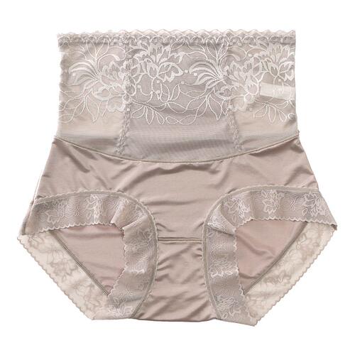 新品拍一发三f蕾丝性感内裤女收腹提臀高腰无痕显瘦美体裤高弹大