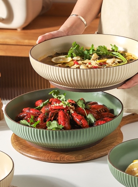 极速酸菜鱼大盆碗水煮肉片大碗家用inKs风餐具特大号面碗汤碗