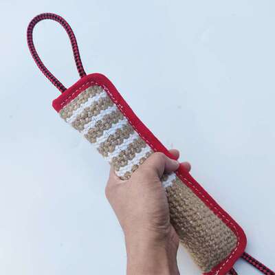 极速Round rope biting stick dog hemp stick Odog supplies dog