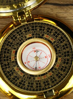 极速袖珍小罗盘风水盘高精度初学者指南针三元三合综W合盘随身携