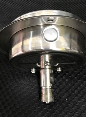 极速禁油氧压力表 0-1.6mtpa 230psi 100mm 轴向带边不锈钢氧气压