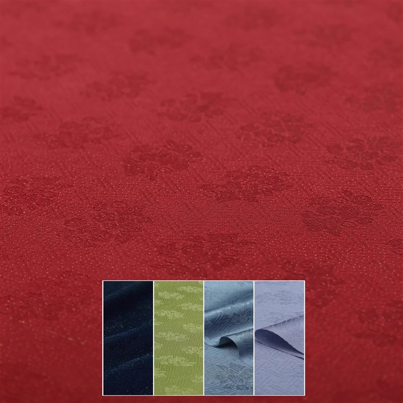 金通正绢卍字朵花纹旗袍锦罗坊真丝布料中国丝绸传统纹样绫罗绸缎