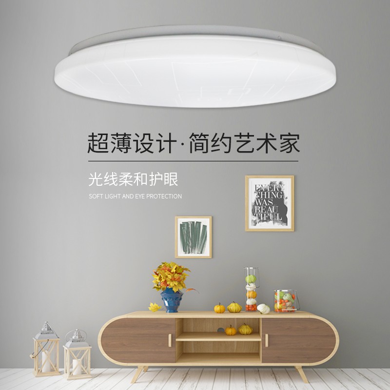 led吸顶灯简约现代8w12w15w20w24w30cm卧室灯过道走廊阳台灯圆形