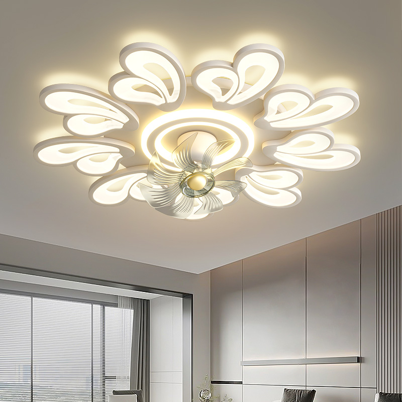 360度风扇灯客厅灯简约现代大气大厅主灯网红卧室餐厅led吸顶灯具