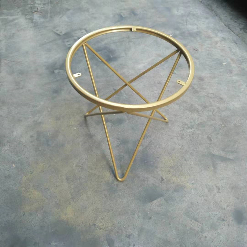 定制桌架支架铁艺桌腿玻璃支架岩板桌脚办公桌小茶几大理石餐桌腿