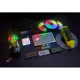 科电 分体式cup6m94全覆盖卡水冷头电脑管水冷硬套装水冷散热器显