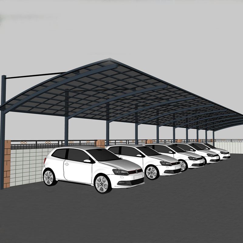 停车棚户外铝合金汽车遮阳蓬别墅庭院L雨棚单位电动自行车车棚