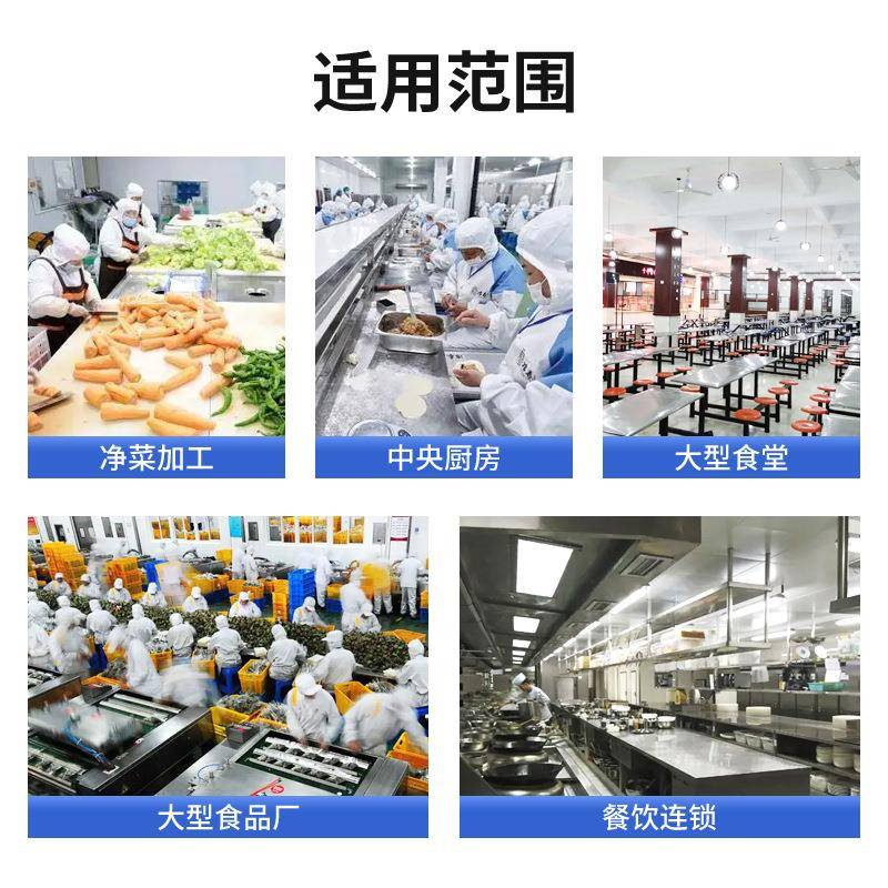 新IUK品供应多能全动变频双头菜切机 商用触摸自屏控制莴功苣切片